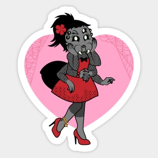 Spider Darling Sticker